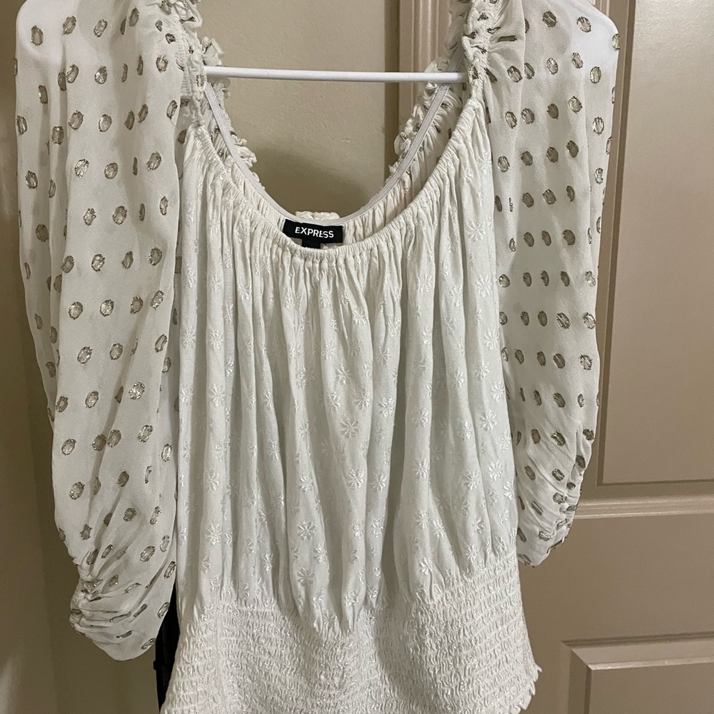 Express white blouse